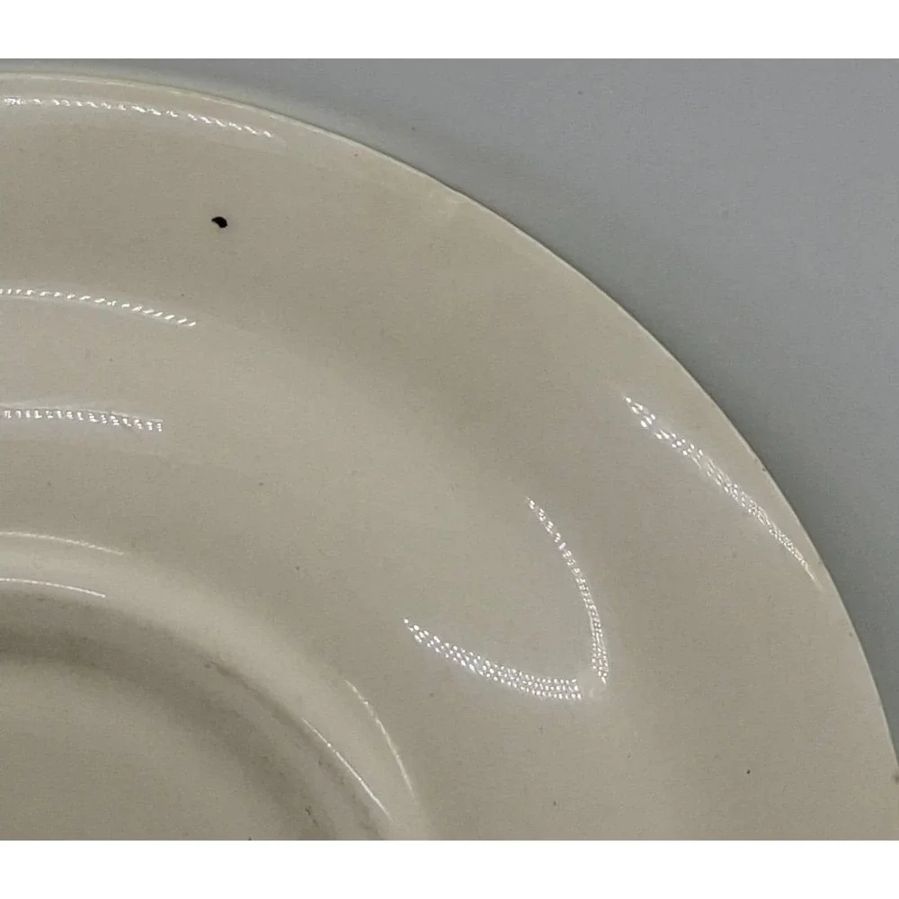 Vtg Homer Laughlin Pastoral Green Bread Plate 6